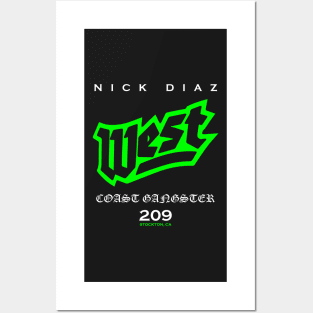 Nick Diaz West Posters and Art